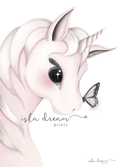 mila  unicorn print isla dream prints unicorn painting unicorn