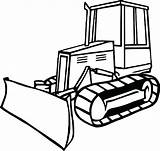 Bulldozer Coloring Pages Dozer Drawing Colouring Clipart Printable Color Draw Print Template Sketch Clipartmag Getcolorings Simple sketch template