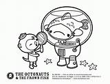 Coloring Octonauts Pages Printable Octonaut Color Popular Library Coloringhome sketch template