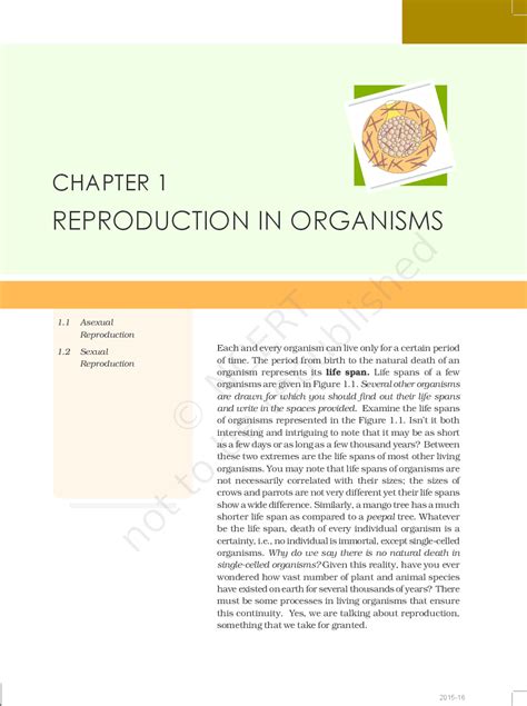 download free ncert biology textbook for class xii reproduction in
