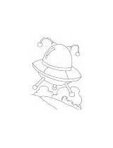 Coloring Ufo Pages Unidentified Objects Flying sketch template
