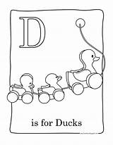Ducks Coloring sketch template