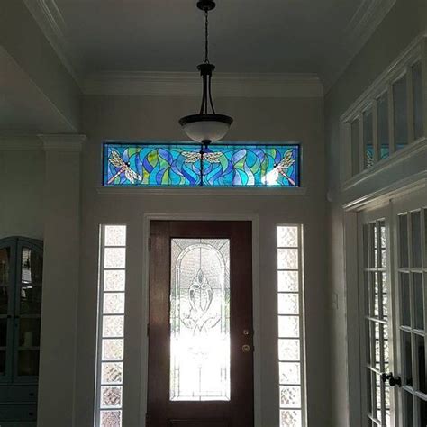 Tw 217 Stained Glass Transom Etsy Stained Glass Windows Stained