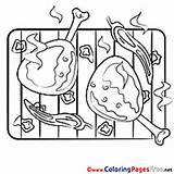 Coloring Sheets Pages Grill Printable Food Hits sketch template