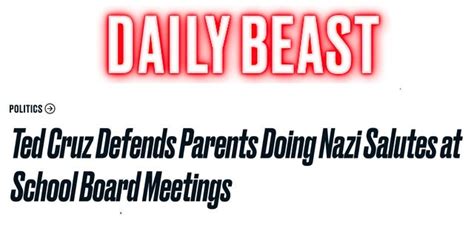 Media Pushes False Narrative About Ted Cruz Defending Nazi Salutes