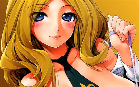 Hd Wallpaper Blondes Code Geass Blue Eyes Anime Milly Ashford Anime
