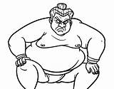 Sumo Wrestler Coloring Furious Drawing Colorear Coloringcrew Getdrawings Japan Drawings sketch template