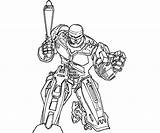 Robocop sketch template