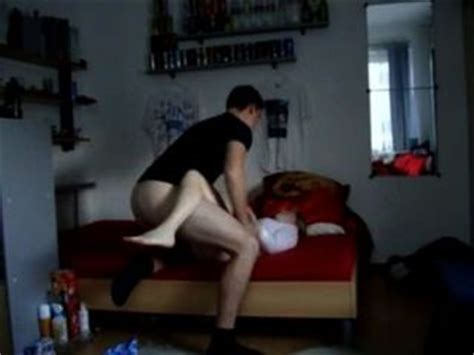 Sister forces brother anal