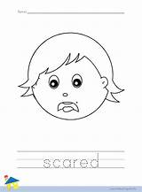 Scared Worksheet Feelings Suprised Feeling Emotions Surprise Thelearningsite sketch template