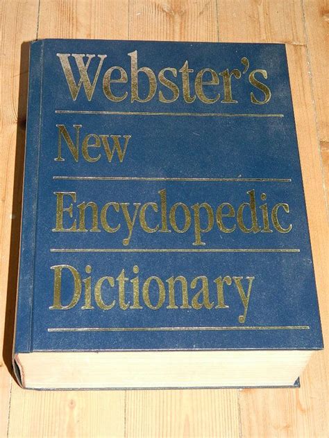 websters  encyclopedic dictionary objets vintage cadeaux faits