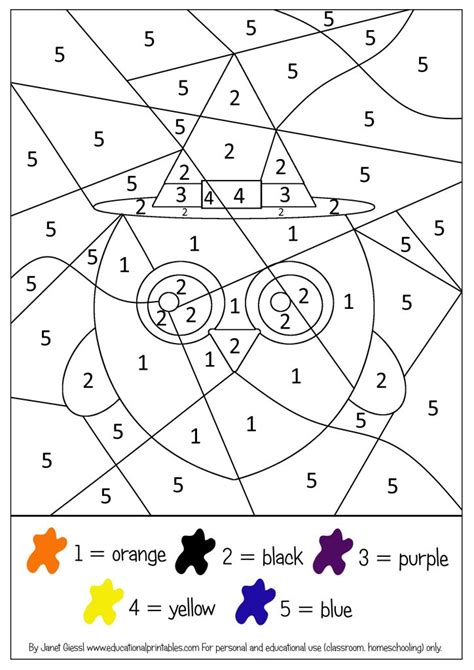 easy color  number halloween halloween color  number game