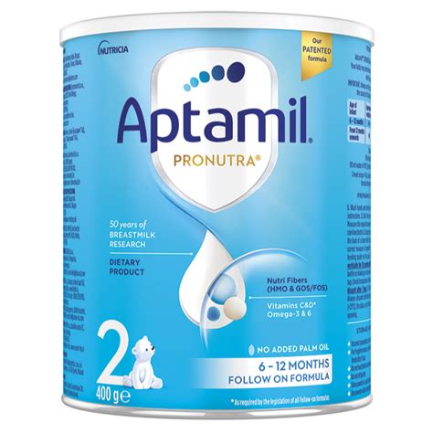 Aptamil Pronutra 2 след 6 тия до 12 ия месец 400 G Аптеки 36 6