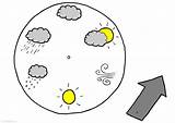 Weerkalender Calendario Meteorologico Ausdrucken Schoolplaten Schulbilder Abbildung Herunterladen Große sketch template