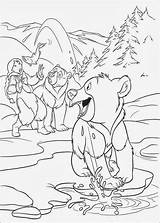 Bear Brother Coloring Pages Book Fun Disney sketch template
