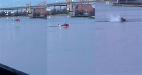 helicopter crash lands   yorks east river killing    photography  diy