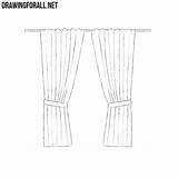 Curtains Draw Drawingforall sketch template