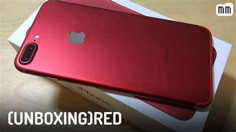 Unboxing Do Iphone 7 Plus Product Red Special Edition Youtube