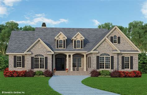 house plan  forsythe  donald  gardner architects brick house plans ranch style house
