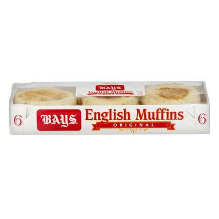 bays original english muffins  oz pack walmartcom