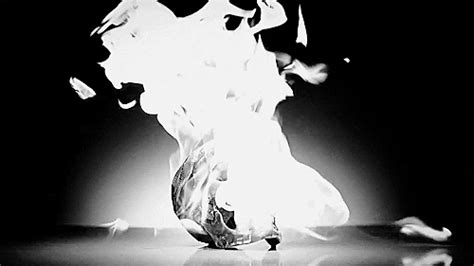 Black And White Fire  Find And Share On Giphy