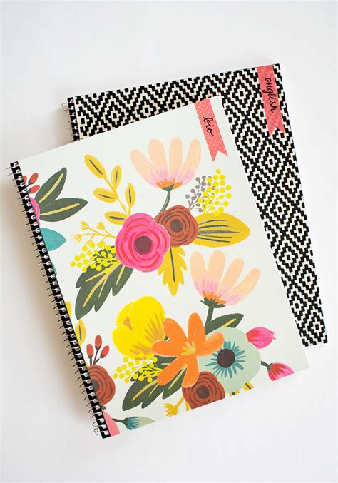 diy customizable notebooks    school pottery barn