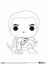 Superman Colorier sketch template