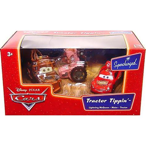 disney cars supercharged tractor tippin diecast car set walmartcom