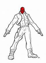 Hood Red Drawing Dc Coloring Pages Face Getdrawings Deviantart Template sketch template