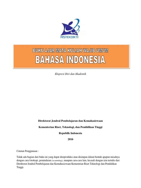 Buku Bahasa Indonesia 2017