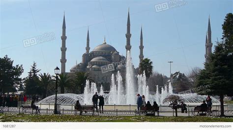 The Sultan Ahmed Mosque Istanbul Turkey Stock Video