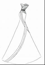Coloring Pages Dress Dresses Printable Getcolorings Color Print sketch template