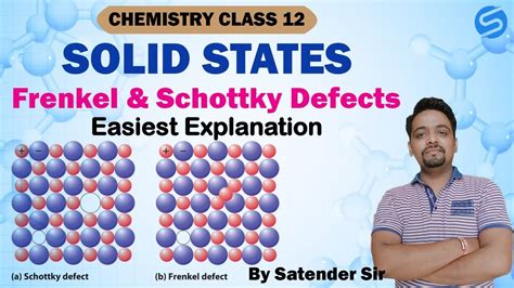 frenkel schottky defects chemistry expert satender sir neet jee  class youtube