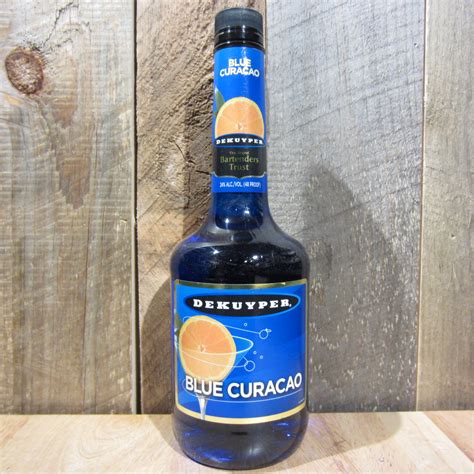 dekuyper blue curacao ml oak  barrel