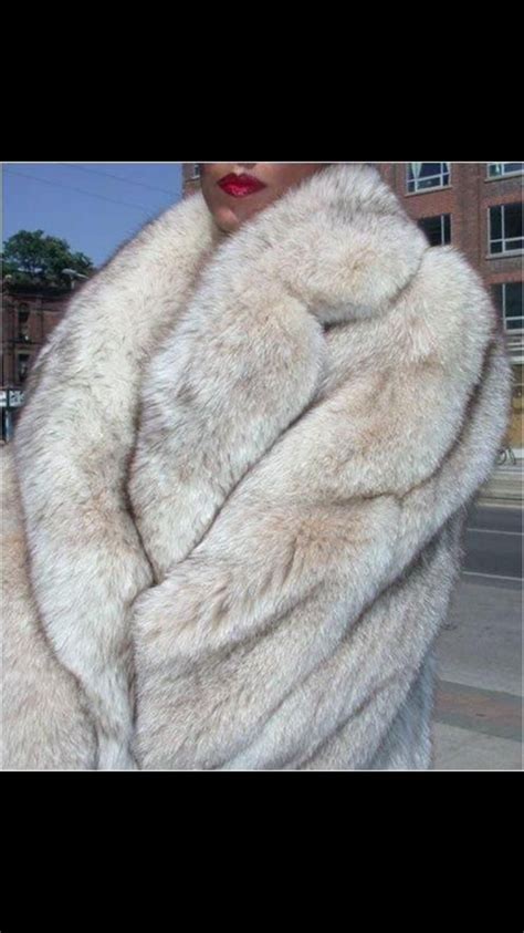 purpleshoshana  blue fox white fur coat fur coats women mens fur coat