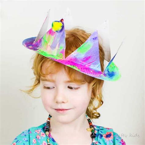 paper plate hat crafts