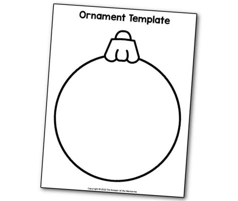 christmas ornament template