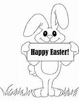 Easter Pages Coloring Happy Color Colouring Printable Print sketch template
