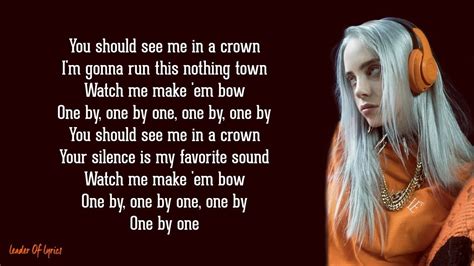 billie eilish       crown lyrics beautiful songs    song  hero