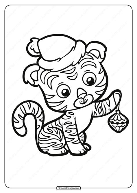 printable baby tiger  coloring page baby tiger coloring pages
