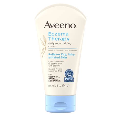 aveeno eczema therapy daily moisturizing cream  oatmeal  oz walmartcom