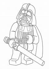 Wars Star Coloring Pages Lego Printable sketch template