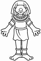 Coloring Man Egypt Wecoloringpage Pages Egyptian sketch template