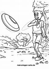 Frisbee sketch template