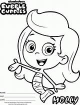 Bubble Guppies Guppy Molly Everfreecoloring Oona sketch template