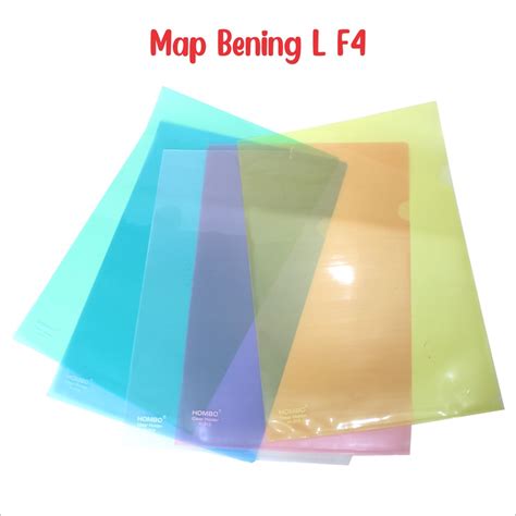 Jual Map Plastik Map File Map L Bening Full Color Ukuran F4