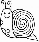 Coloring Snail Nevada Sierra Clipart Template 777px 21kb Library Popular Insect sketch template