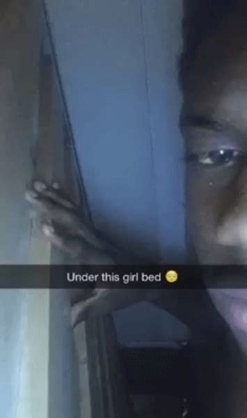 dude snapchats ordeal from under girl s bed after her mom comes back early thug life videos