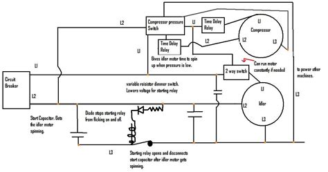 air pressor relay wiring diagram
