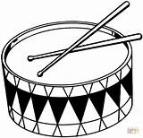 Drum Drums Coloring Clipart Clip Pages Kids Snare Color Printable Book Bass Cliparts Marching Drawing Games Toy Supercoloring Library Dj sketch template
